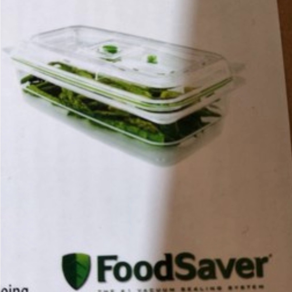 FoodSaver Vacuum Seal Container Food Saver 10 Cup Clear BPA Free Rectangular